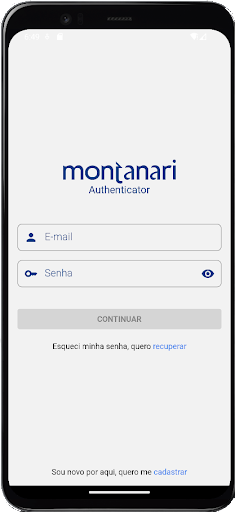 Montanari Authenticator Screen 2