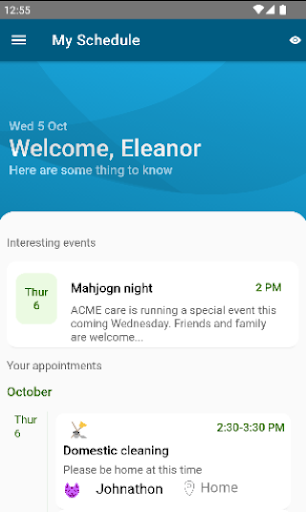 Android application Your Care Portal screenshort