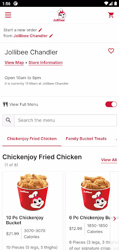 Screenshot of Jollibee