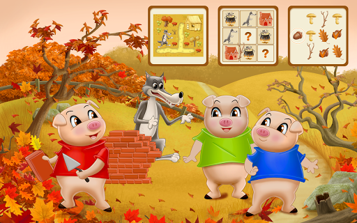 Three Little Pigs - Fairy Tale with Games screenshots 6