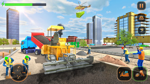 City Road Construction Games Road Building Games