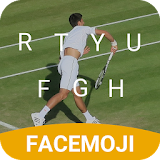 Tennis Champion Emoji Keyboard Theme for Djokovic icon