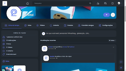 Android application anotai social screenshort