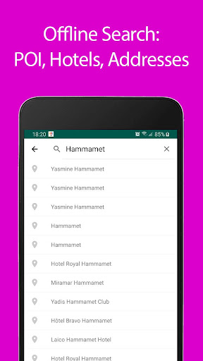 Hammamet Offline Map and Trave Screen 3
