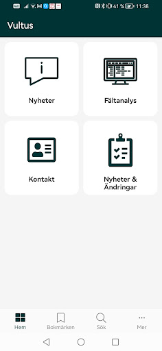 Android application Vultus screenshort