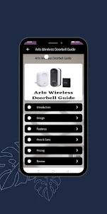 Arlo Wireless Doorbell Guide