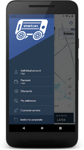 Smart Cars Taxis Screen 2