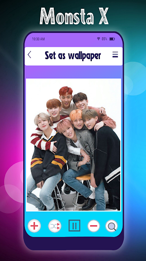 Android application Sliding Puzzle Monsta X screenshort