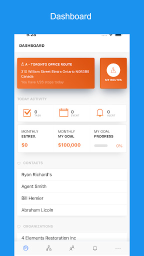 Proven CRM Mobile Screen 2