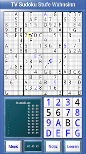 TV Sudoku: 4x4, 9x9 und 16x16