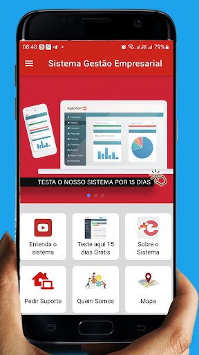 Android application Sistema Gestão Empresarial screenshort