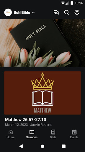 Buhl Bible Church Screen 2