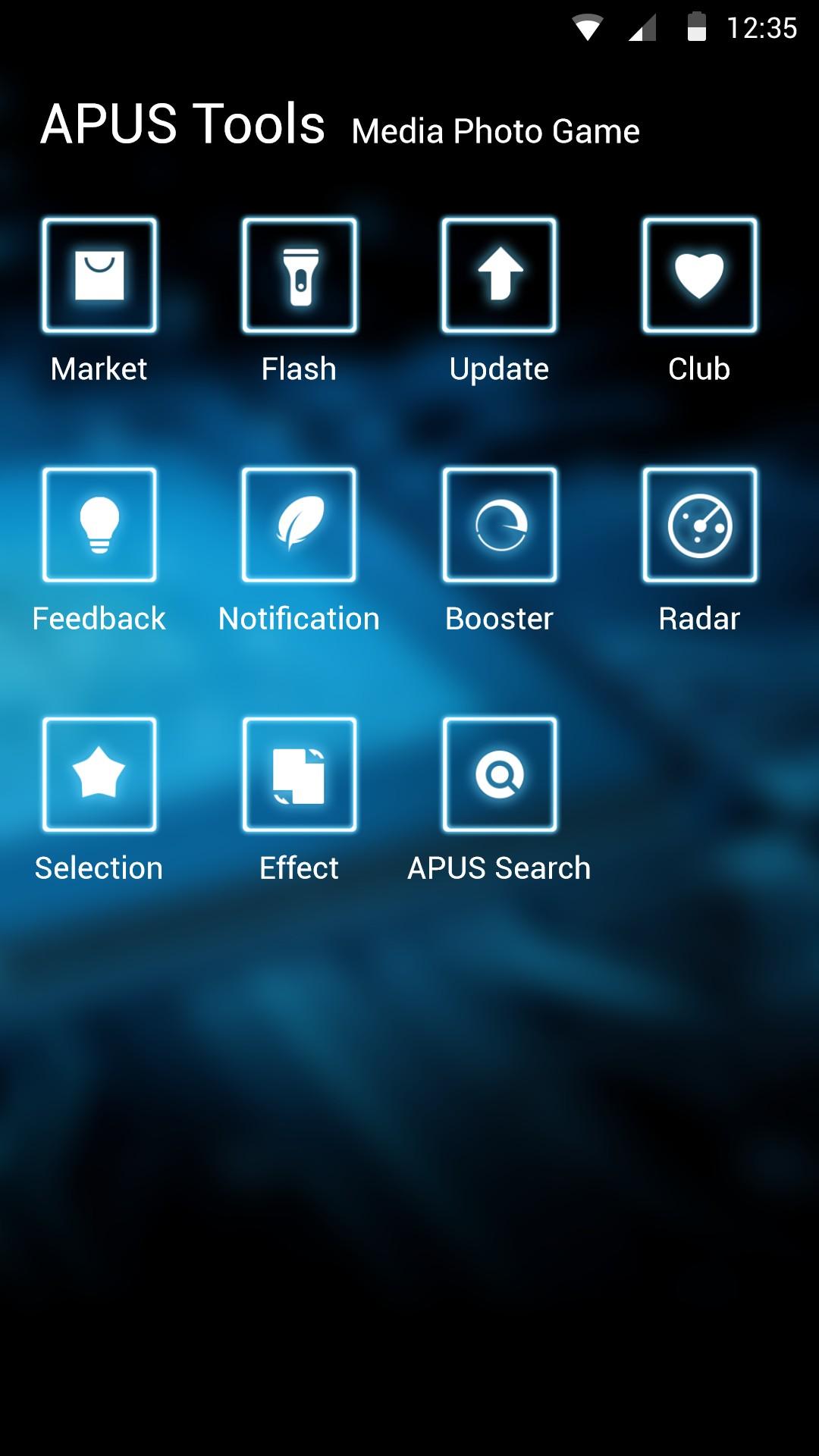Android application Integral-APUS Launcher theme screenshort