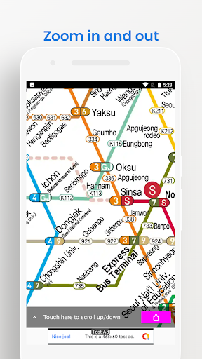Seoul Metro Map Tourist Guide Screen 3