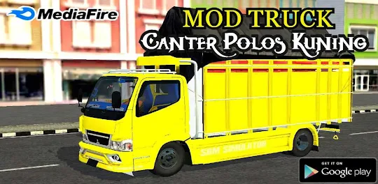 Mod Truck Canter Polos Kuning