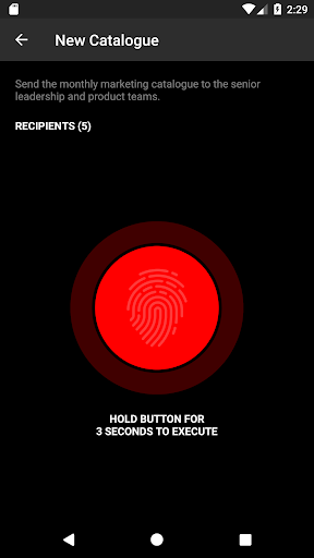 Android application OneClick screenshort