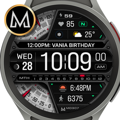 MD307 Digital Watch Face