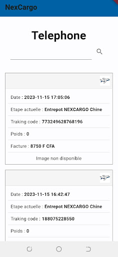 NexCargo Screen 2