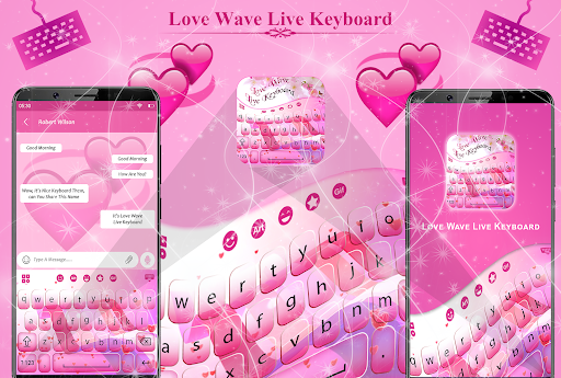 Android application Love Wave Live Keyboard screenshort
