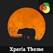 Xperia™ テーマ | Orange moon + アイ - Androidアプリ