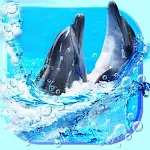 Cover Image of Download Dolphins Lovely Live Wallpaper  APK