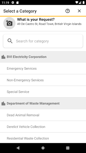 BVIGovReportIt Screen 3
