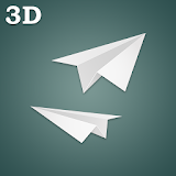 How to make 3D Paper Planes icon