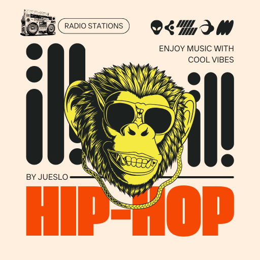 Hip hop music logo