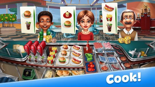 Cooking Fever Mod Apk (Unlimited Coins) Download 2022 1