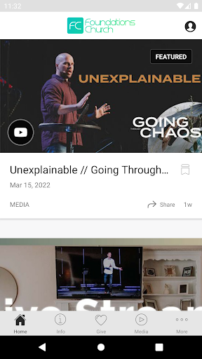 Android application Foundations Church Tulsa screenshort