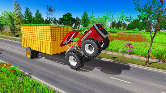 Tractor Trolly Cargo Sim Game