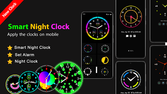 Neon Night Clock: Live Clock Unknown