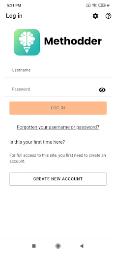 Android application Methodder screenshort