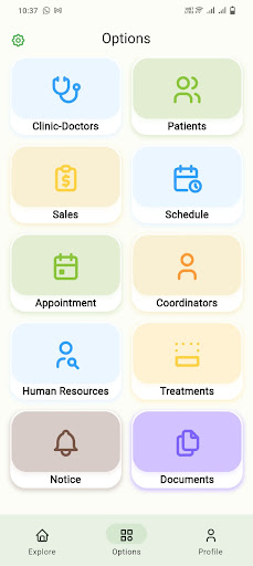 Android application TrinityDoc screenshort