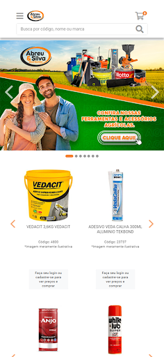 Android application Abreu & Silva Distribuidor screenshort