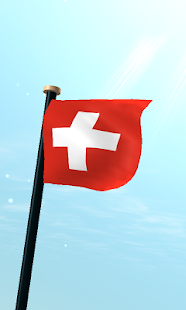 スイスフラグ3Dライブ壁紙スクリーンショット 