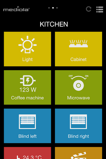 Android application IQONTROL CLASSIC screenshort
