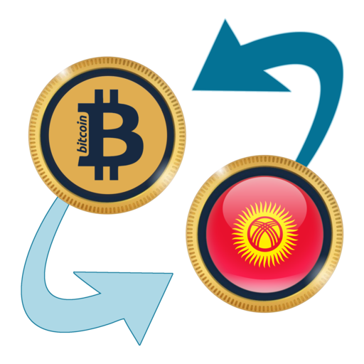 Bitcoin x Kyrgystani Som logo