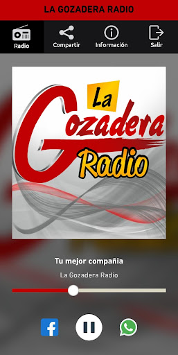 Android application La Gozadera Radio screenshort