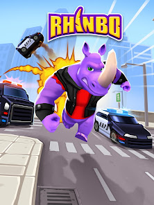 Rhinbo - Runner Game  screenshots 6