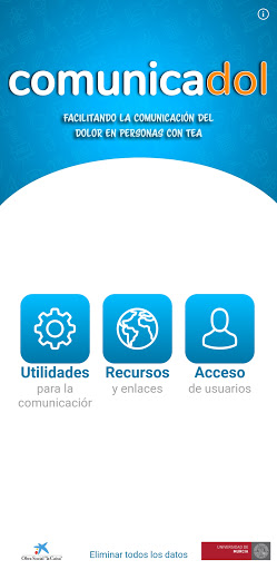 Android application ComunicaDol screenshort