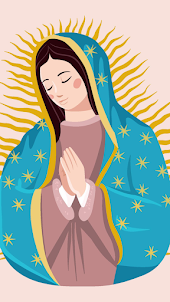 Virgen María para colorear