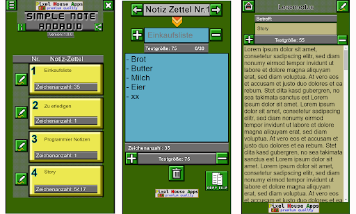 Simple Note Android Screen 3