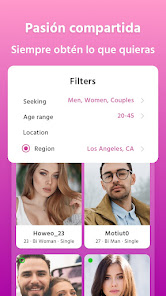 Captura de Pantalla 5 BiCupid: cita y chat bisexual android