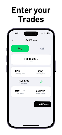 Screenshot of Coin Portfolio: Crypto Tracker