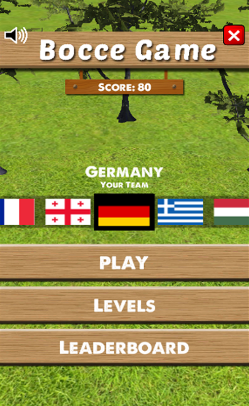 Android application Bocce Game screenshort