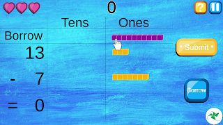 Subtraction with Borrowing(Pla - Screenshot 3