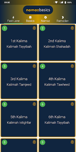 Android application Namaz Basics: Rakat,Surah&More screenshort