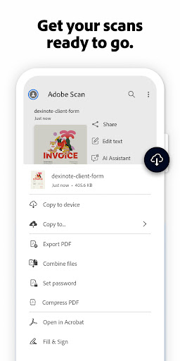 Adobe Scan AI PDF Scanner, OCR screenshot 4