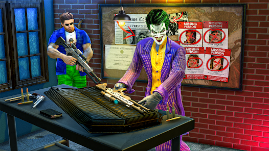Captura de Pantalla 4 Killer Clown Bank Robbery Game android